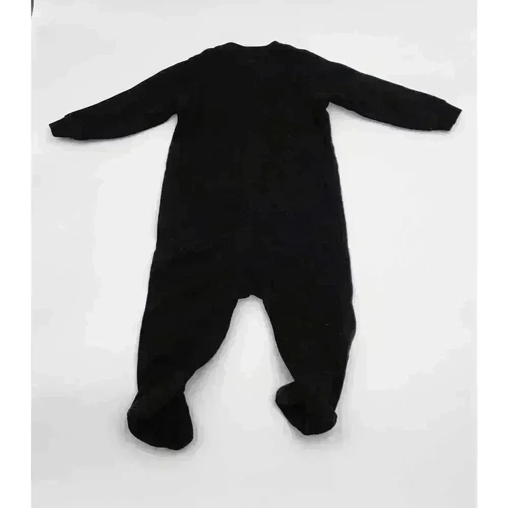 Boy's 6-9 M Halloween Zipper Sleepers - Glow in the Dark Skeleton & Frankenstein - Picture 3 of 8